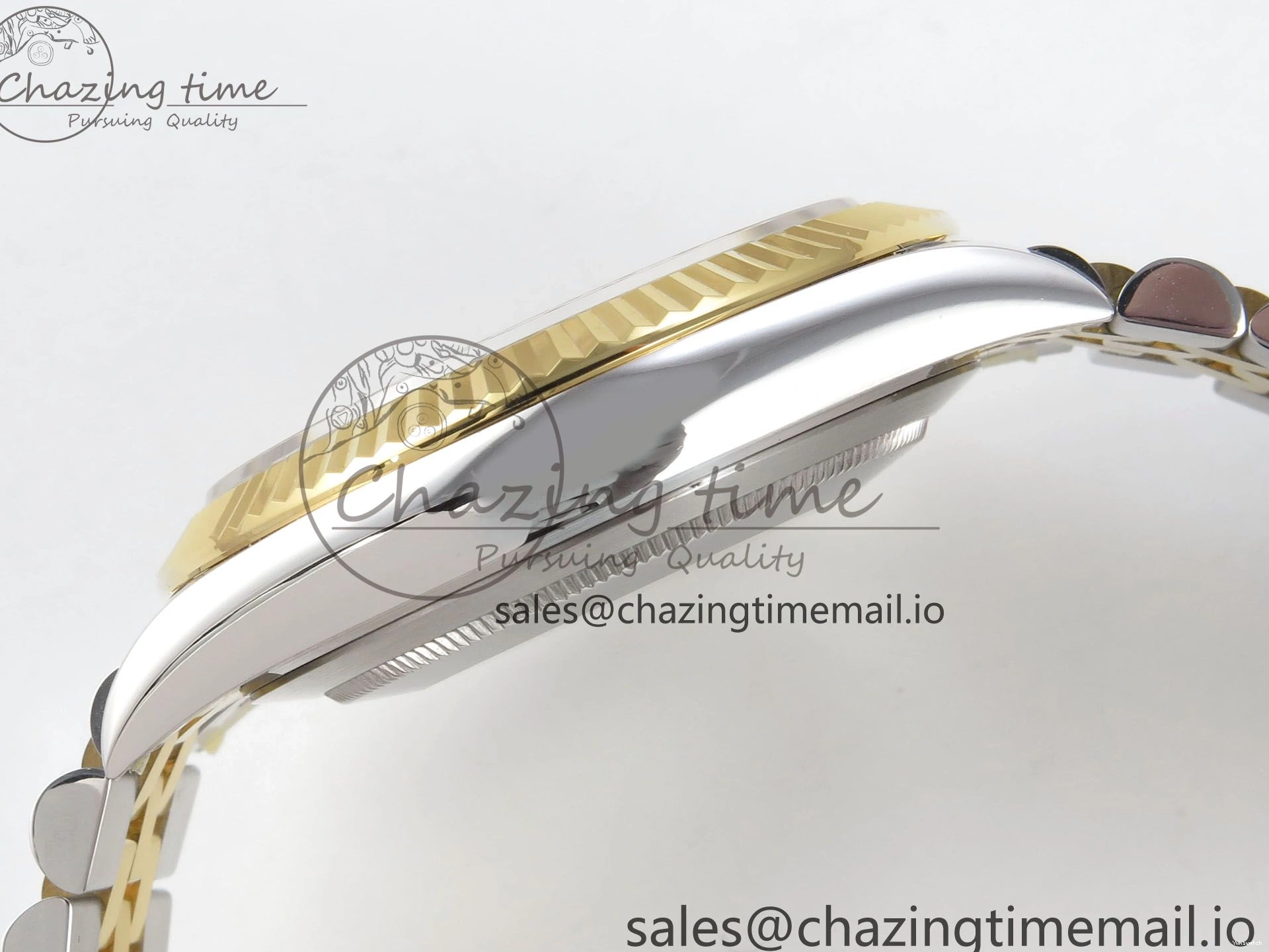 SS Edition Best Roman 1:1 DateJust Jubilee Bracelet Dial Gray 126333 (Weighted) 41 SH3235 ARF on YG 1228